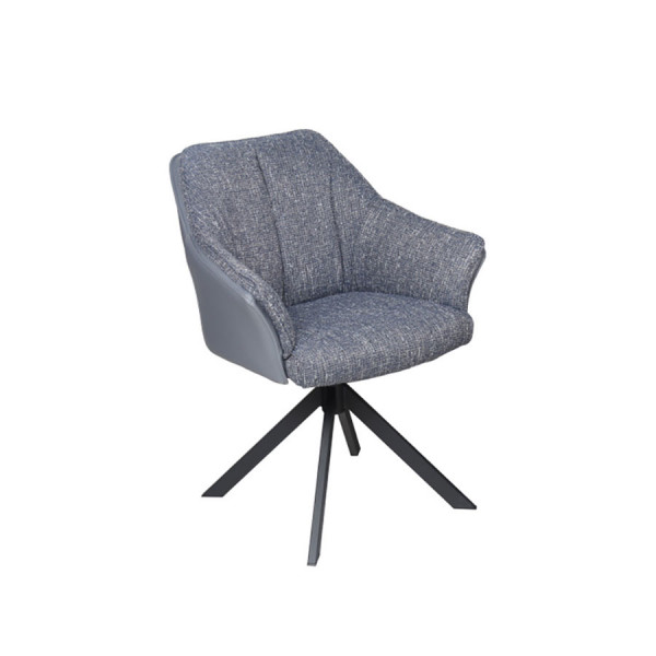 Hailey Swivel Dining Chair Blue Hailey Swivel Dining Chair Blue